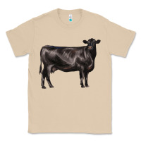Mushroom black angus cow Classic Tee - LillyAllenDesigns