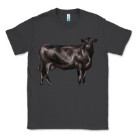 Smoke black angus cow Classic Tee - LillyAllenDesigns