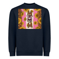 Navy skull mom sunflowers Heavyweight Sweatshirt - TumblerDesignByShophia