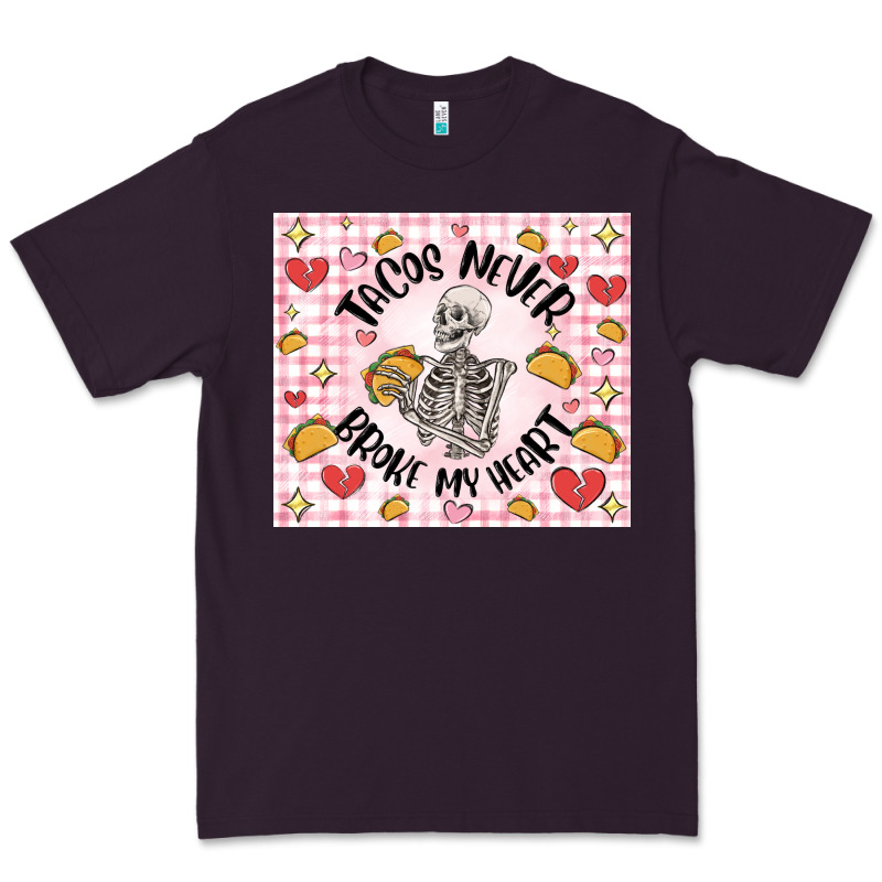 Tacos Never Broke My Heart Premium Tee by MaliasSmallBusiness | Teevron