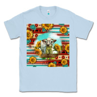 Dusty Blue Charolais Calf Gemstone Classic Tee - LillyAllenDesigns