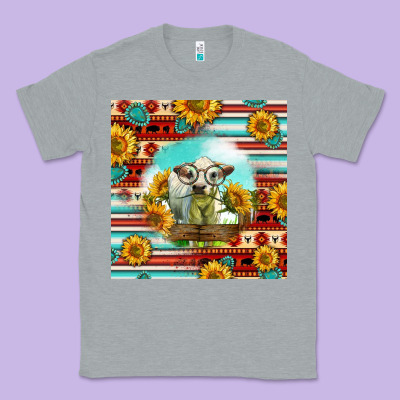 Charolais Calf Gemstone Classic Tee Designed By Lillyallendesigns
