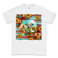 White Charolais Calf Gemstone Classic Tee - LillyAllenDesigns
