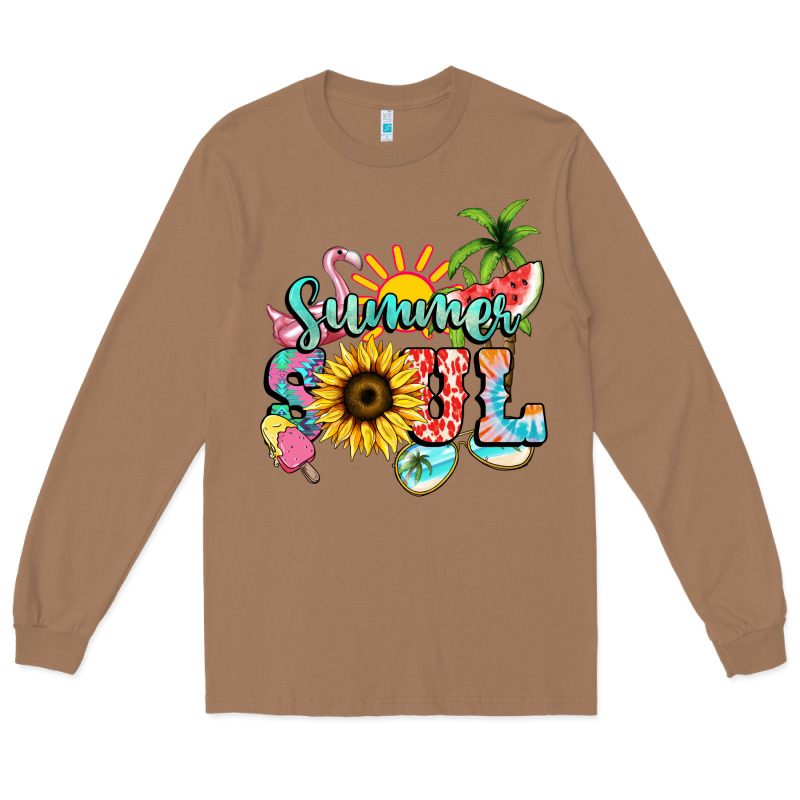Summer Soul Long Sleeve Tee by NancyCooperArtShop | Teevron