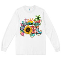 White summer soul Long Sleeve Tee - NancyCooperArtShop