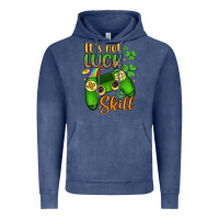 Vintage Denim it s not luck skill Vintage Hoodie - Artiststas