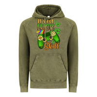 Vintage Olive it s not luck skill Vintage Hoodie - Artiststas