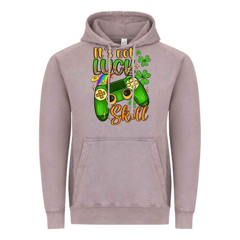 It S Not Luck Skill Vintage Hoodie by Artiststas | Teevron