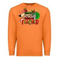 Carrot Christmas Teacher Pencil Premium Sweatshirt - FaDigitalArtStudio