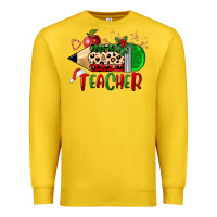 Lemon Christmas Teacher Pencil Premium Sweatshirt - FaDigitalArtStudio