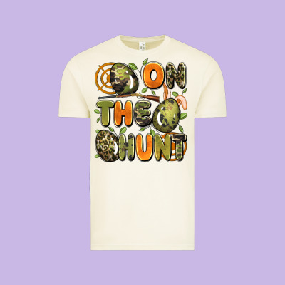 On The Hunt Easter Vintage Tee Designed By Artiststas