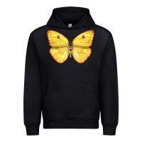 Black Cloudless Sulphur Butterfly Urban Hoodie - LillyAllenDesigns