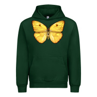 Forest Green Cloudless Sulphur Butterfly Urban Hoodie - LillyAllenDesigns