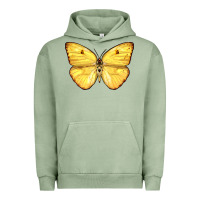 Pigment Oil Green Cloudless Sulphur Butterfly Urban Hoodie - LillyAllenDesigns