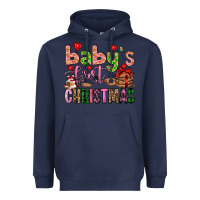 Navy baby's first christmas Heavyweight Hoodie - FaDigitalArtStudio