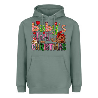 Sage baby's first christmas Heavyweight Hoodie - FaDigitalArtStudio
