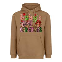 Toasted Coconut baby's first christmas Heavyweight Hoodie - FaDigitalArtStudio