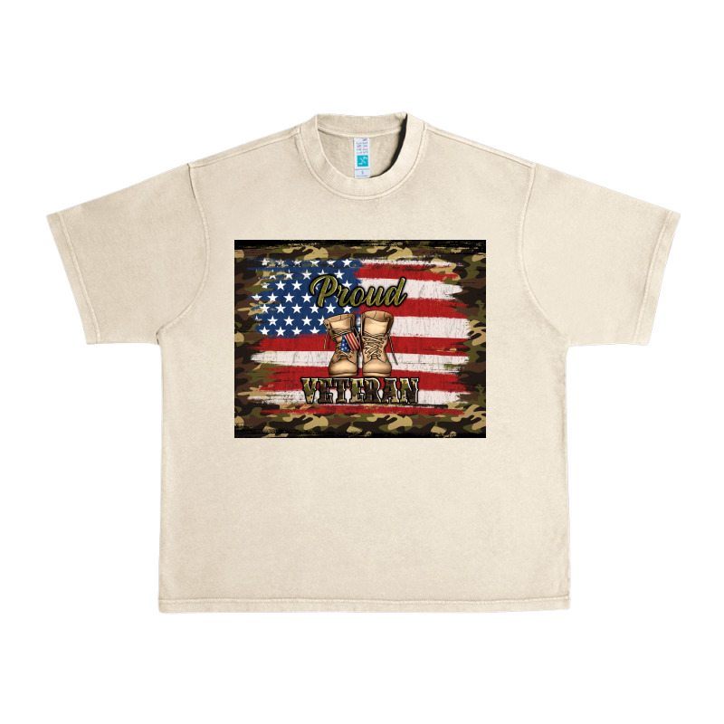 Proud Veteran Veterans Day Urban Heavy Tee by Jasminsmagicworld | Teevron