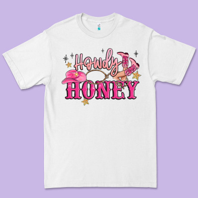 Howdy Honey Premium Tee Designed By Maliassmallbusiness