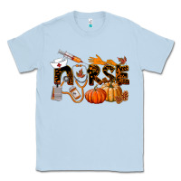 Dusty Blue Fall Nurse Classic Tee - LillyAllenDesigns
