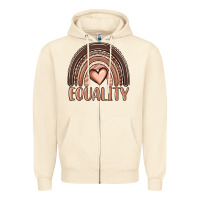 Sandshell equality melanin rainbow Zipper Hoodie - OliviaCreatesArt