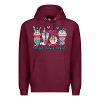 Burgundy cna certified nursing assistant coffee cups Premium Hoodie - OliviaCreatesArt