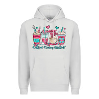 Dove Grey cna certified nursing assistant coffee cups Premium Hoodie - OliviaCreatesArt