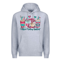 Heather Grey cna certified nursing assistant coffee cups Premium Hoodie - OliviaCreatesArt