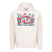 Pale Pink cna certified nursing assistant coffee cups Premium Hoodie - OliviaCreatesArt