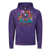 Cloud Purple mom grandma great grandma it's just keeps getting Vintage Hoodie - Artiststas
