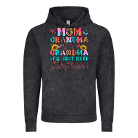 Vintage Black mom grandma great grandma it's just keeps getting Vintage Hoodie - Artiststas