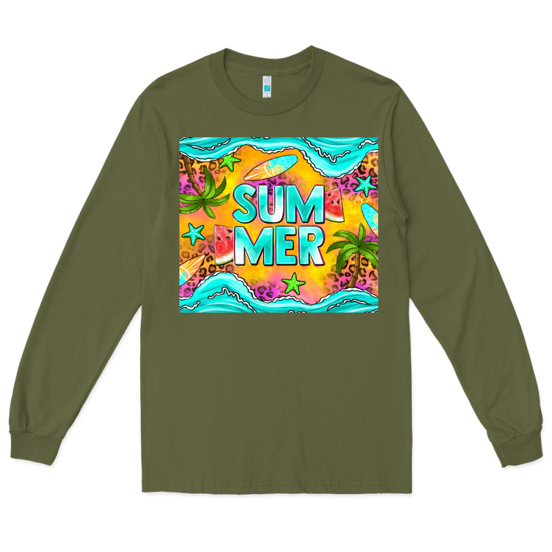 Summer Long Sleeve Tee by NancyCooperArtShop | Teevron