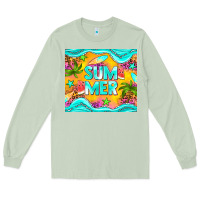 Matcha summer Long Sleeve Tee - NancyCooperArtShop