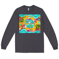 Smoke summer Long Sleeve Tee - NancyCooperArtShop