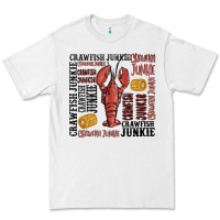 White crawfish junkie Premium Tee - MaliasSmallBusiness