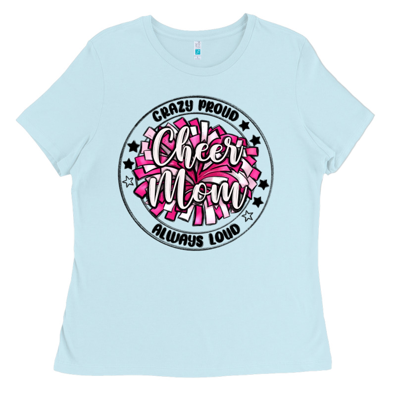Cheer Mom Ladies Tee by MaliasSmallBusiness | Teevron
