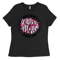 Black cheer mom Ladies Tee - MaliasSmallBusiness