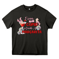Asphalt even cupid need a margarita Heavy Core Tee - MaliasSmallBusiness