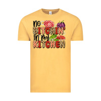 Vintage Mustard no bitchin'in my kitchen Vintage Tee - Artiststas