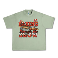 Baking Through The Snow Christmas Urban Heavy Tee | Teevron