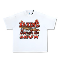 White baking through the snow christmas Urban Heavy Tee - Jasminsmagicworld