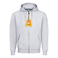 Heather Grey mexican vihuela fa element 1 Zipper Hoodie - FaDigitalArtStudio