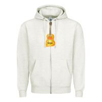 Oatmeal Heather mexican vihuela fa element 1 Zipper Hoodie - FaDigitalArtStudio