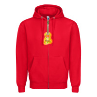 Red mexican vihuela fa element 1 Zipper Hoodie - FaDigitalArtStudio