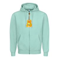 Seafoam mexican vihuela fa element 1 Zipper Hoodie - FaDigitalArtStudio