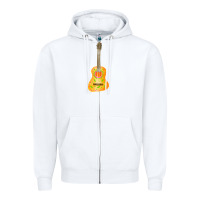 White mexican vihuela fa element 1 Zipper Hoodie - FaDigitalArtStudio