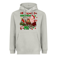 Moon Dust all i want for christmas is a pig Heavyweight Hoodie - FaDigitalArtStudio