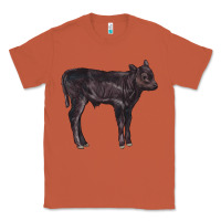 Copper Black Angus Calf Illustrations Classic Tee - LillyAllenDesigns