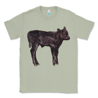 Matcha Black Angus Calf Illustrations Classic Tee - LillyAllenDesigns