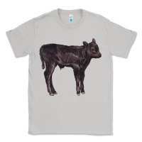 Moon Dust Black Angus Calf Illustrations Classic Tee - LillyAllenDesigns
